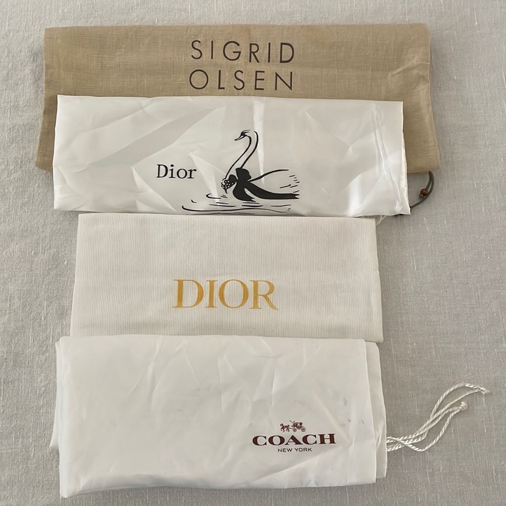 Variety of four(4) drawstring dust bags